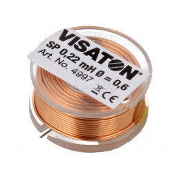 Bobină Inductor 0,22mH 0,54Ω 25mm 12mm 0,6mm | Electronic-mag.ro | Componente Electronice