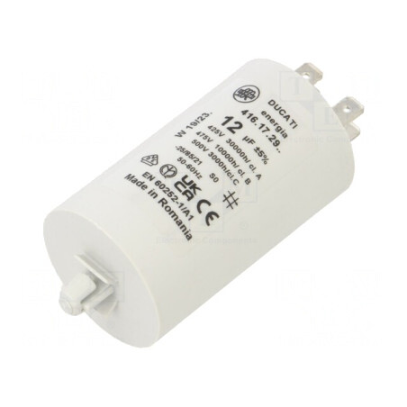Condensator Motor 12uF 425VAC ±5% | Electronic-mag.ro | Componente Electronice