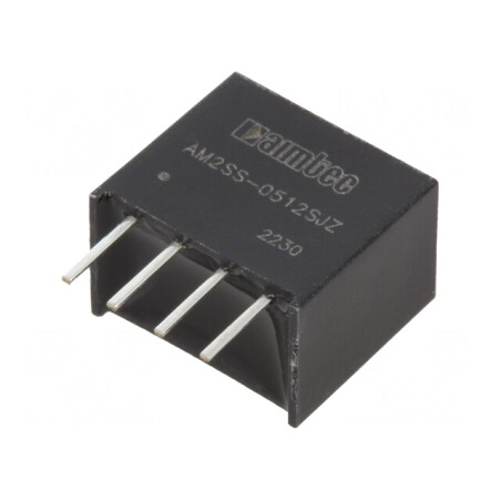 Convertor DC/DC 2W 4.5-5.5V la 12V 167mA SIP4 | Electronic-mag.ro | Componente Electronice