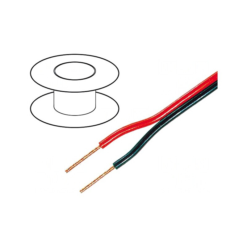 Cablu Difuzor 2x4mm2 OFC Negru-Roșu | Electronic-mag.ro | Componente Electronice