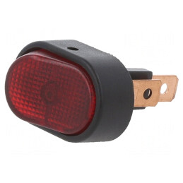 Comutator Rocker SPST ON-OFF 30A 12V LED Roșu | Electronic-mag.ro | Componente Electronice