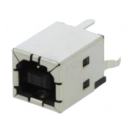 Conector USB Tip B Vertical T/H | Electronic-mag.ro | Componente Electronice