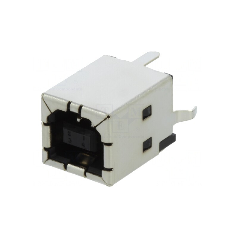 Conector USB Tip B Vertical T/H | Electronic-mag.ro | Componente Electronice