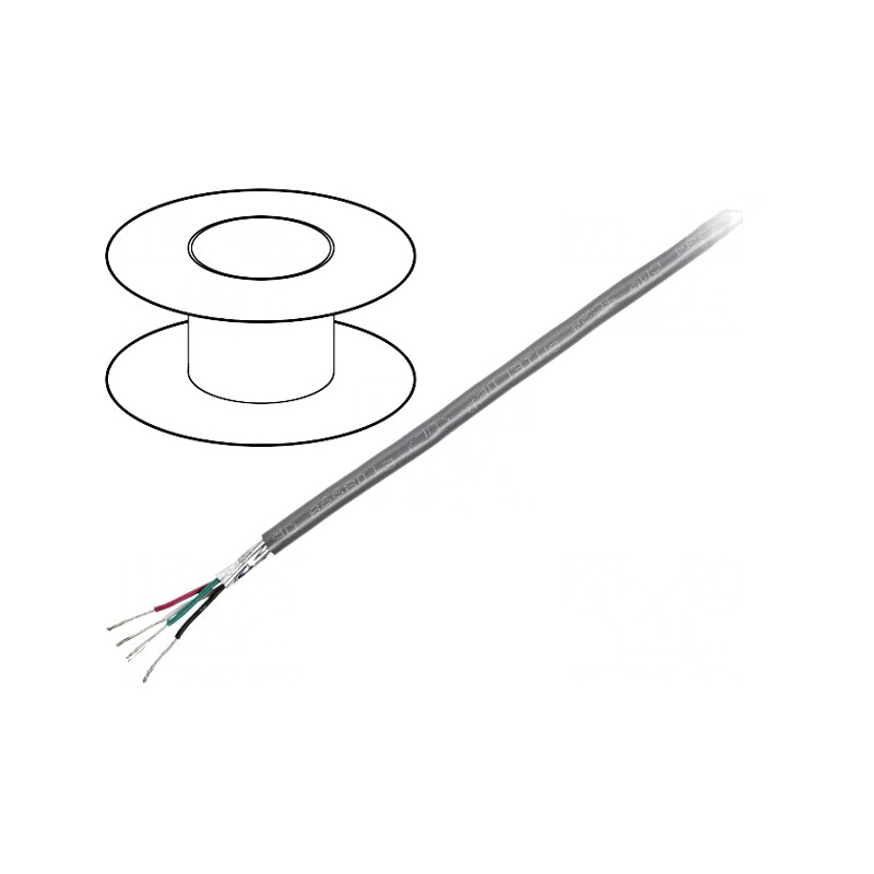 Cablu RS232 8x24AWG Ecranat PVC | Electronic-mag.ro | Componente Electronice