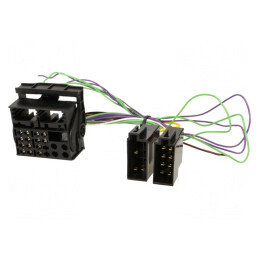 Conector; radio,ISO,Quadlock; VW; PIN: 16