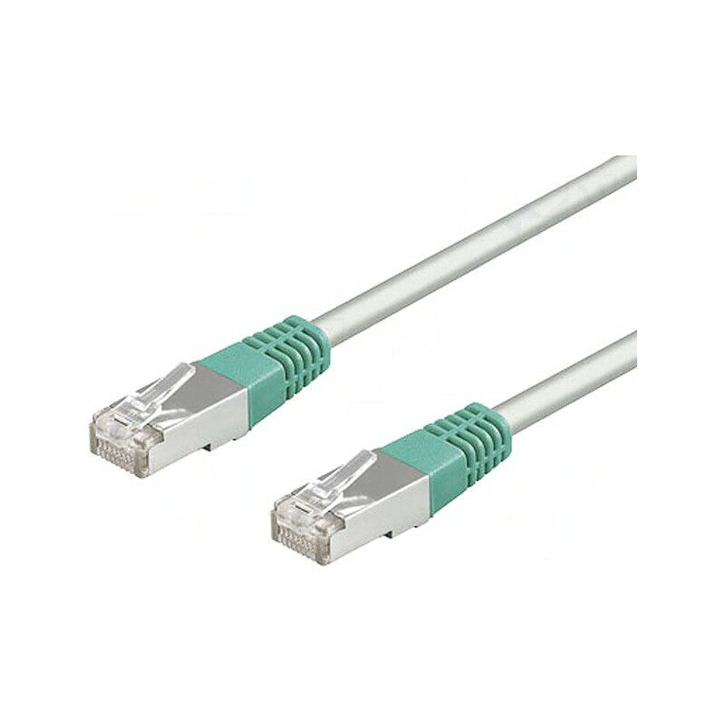 Patch Cord Ethernet Gri 10m Ecranat Cat5e | Electronic-mag.ro | Componente Electronice