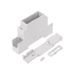 Carcasă pentru Şină DIN, 90mm x 18mm x 53mm, Gri | Electronic-mag.ro | Componente Electronice