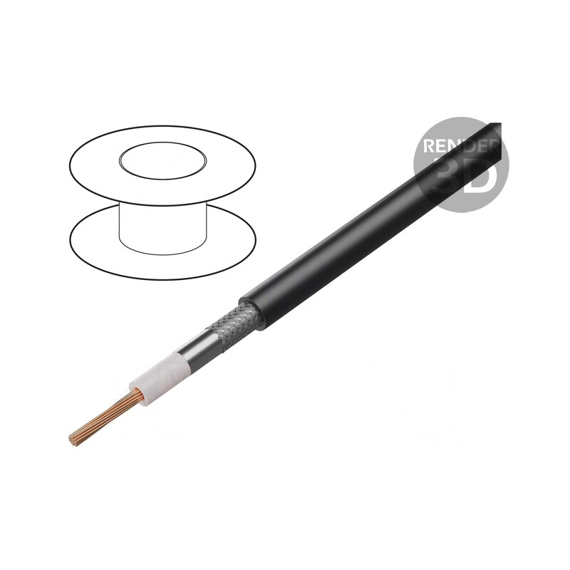 Cablu coaxial HF400UF Cu PVC negru 10,3mm Eca | Electronic-mag.ro | Componente Electronice Cablu coaxial HF400UF Cu PVC negru 10,3mm Eca | Electronic-mag.ro | Componente Electronice