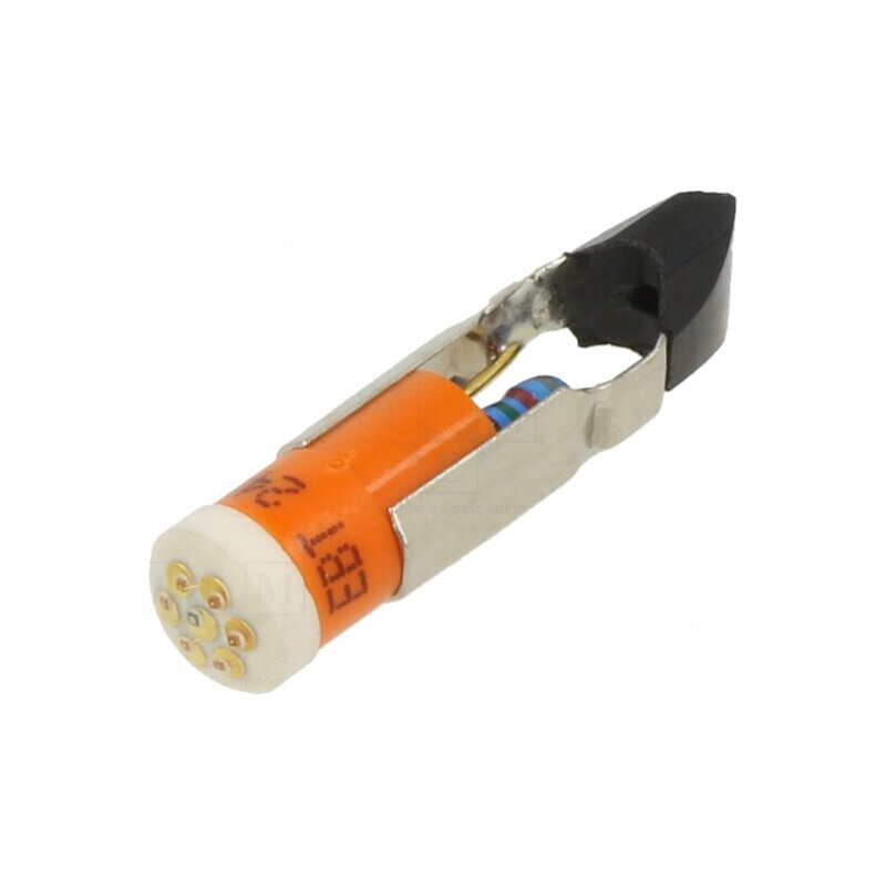 Lampă de Control LED T5,5K Portocalie 24VDC Plastic | Electronic-mag.ro | Componente Electronice