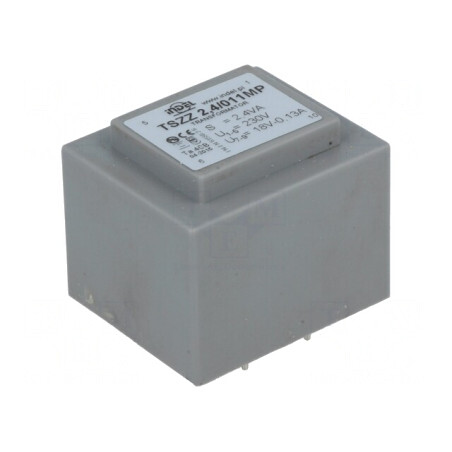 Transformator Încapsulat 2,4VA 230VAC 18V 133mA PCB | Electronic-mag.ro | Componente Electronice