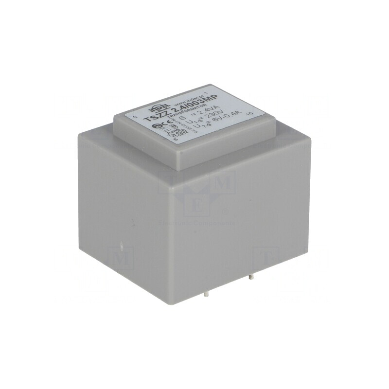 Transformator încapsulat 6V 400mA PCB 230VAC 2,4VA | Electronic-mag.ro | Componente Electronice Transformator încapsulat 6V 400mA PCB 230VAC 2,4VA | Electronic-mag.ro | Componente Electronice