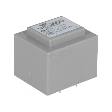 Transformator încapsulat 6V 400mA PCB 230VAC 2,4VA | Electronic-mag.ro | Componente Electronice