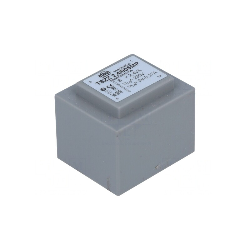Transformator încapsulat 2,4VA 230V 9V PCB | Electronic-mag.ro | Componente Electronice