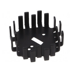 Radiator Extrudat Negru 64x64x23.3mm | Electronic-mag.ro | Componente Electronice