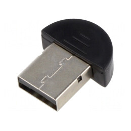 Adaptor USB Bluetooth 2.0 Negru 20m 3Mbps | Electronic-mag.ro | Componente Electronice