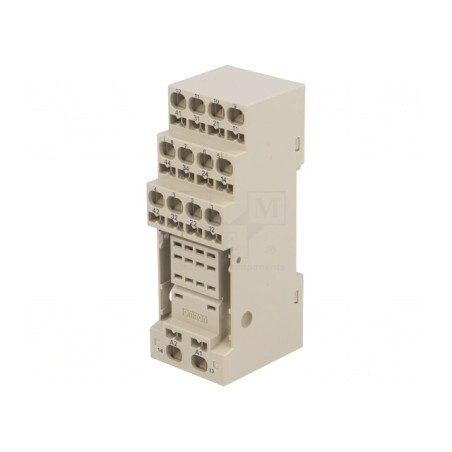 Stativ pentru şină DIN compatibil cu H3YN-2, H3YN-4, MY4, MY4N | Electronic-mag.ro | Componente Electronice