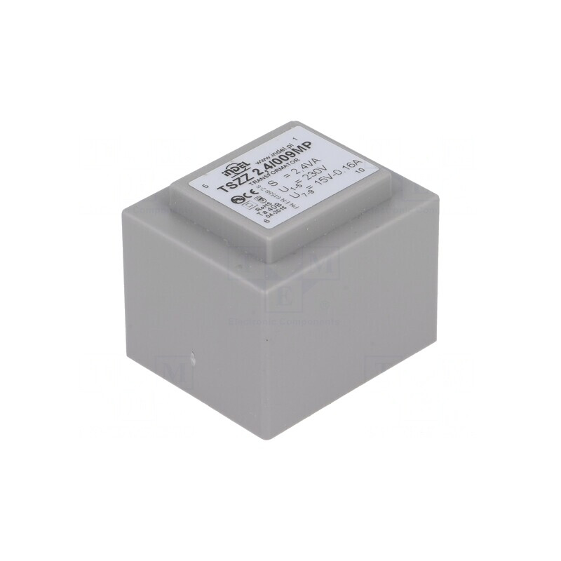 Transformator Încapsulat 2,4VA 230V 15V PCB | Electronic-mag.ro | Componente Electronice
