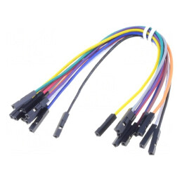 Cablu Conectare Mamă-Mamă 10buc 150mm | Electronic-mag.ro | Componente Electronice