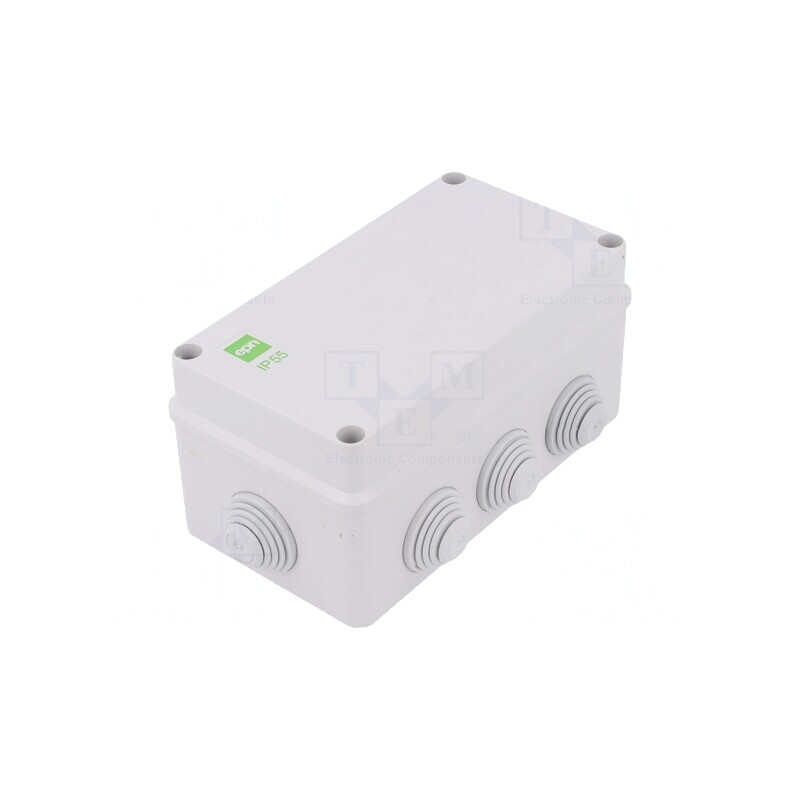 Carcasă cutie conexiuni IP55 95x156x68mm gri | Electronic-mag.ro | Componente Electronice