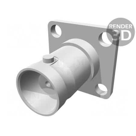 Conector BNC Mamă PTFE 50Ω | Electronic-mag.ro | Componente Electronice
