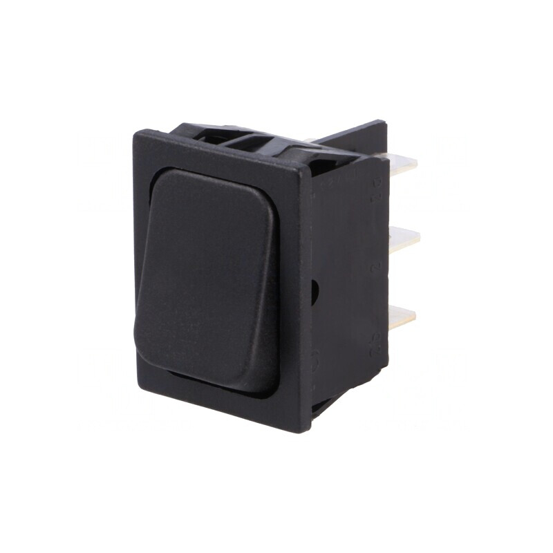 Intrerupator Balansoar DPDT ON-ON 16A 250V Negru IP40 | Electronic-mag.ro | Componente Electronice