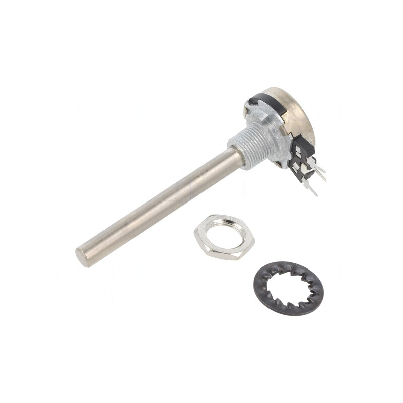 Potentiometru axial 200kΩ 200mW THT 6mm metalic | Electronic-mag.ro | Componente Electronice Potentiometru axial 200kΩ 200mW THT 6mm metalic | Electronic-mag.ro | Componente Electronice