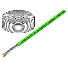 Cablu de Rețea ETHERLINE® Cat.5 Verde 6,8mm | Electronic-mag.ro | Componente Electronice