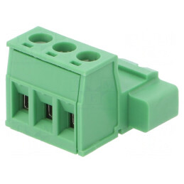 Regletă de conexiuni 5,08mm 3 piste drept mufă | Electronic-mag.ro | Componente Electronice