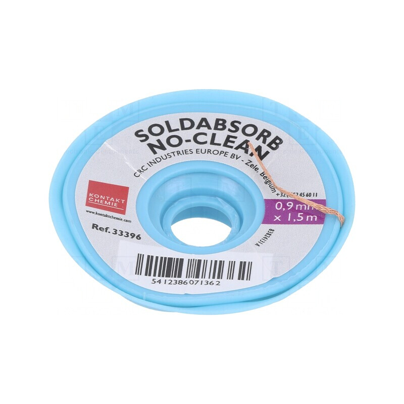 Bandă de dezlipit fără halogenuri cu colofoniu 0,9mm | Electronic-mag.ro | Componente Electronice
