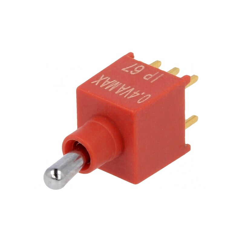 Comutator Basculant DPDT ON-(ON) 0,4A 20VDC | Electronic-mag.ro | Componente Electronice