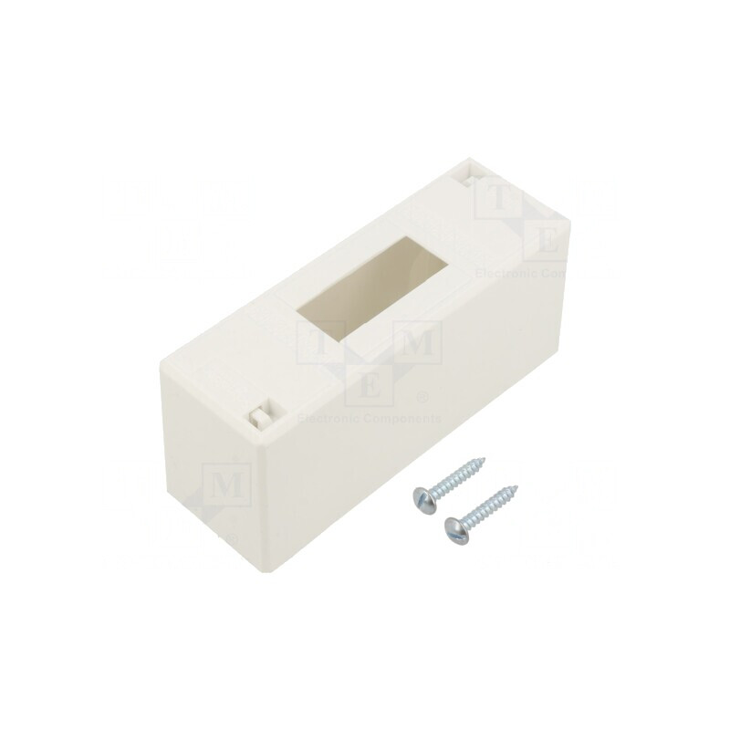 Carcasă albă pentru aparatură modulară IP30, 2 module, IK07 | Electronic-mag.ro | Componente Electronice Carcasă albă pentru aparatură modulară IP30, 2 module, IK07 | Electronic-mag.ro | Componente Electronice