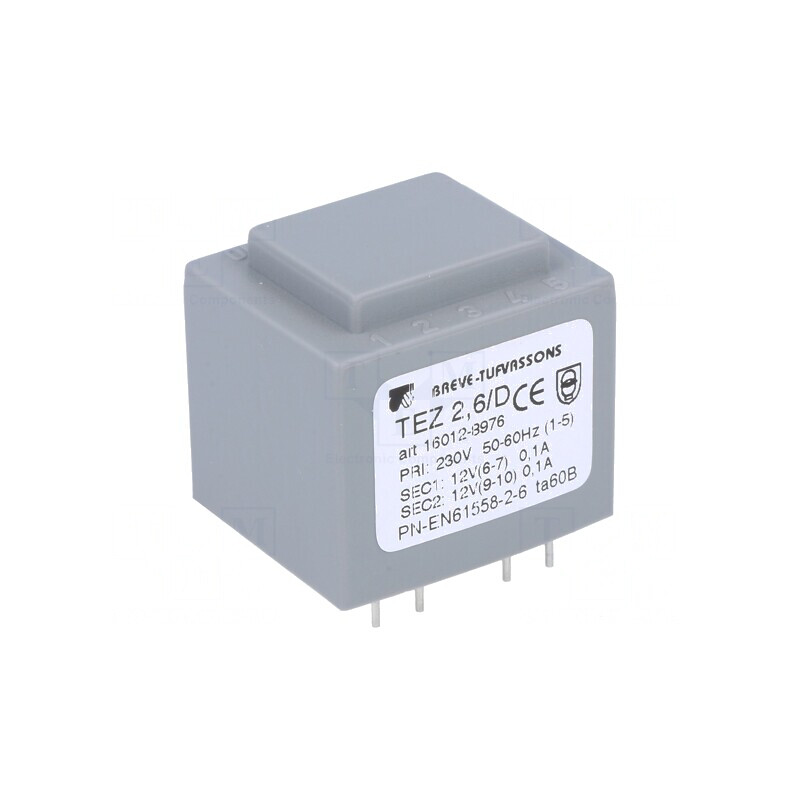 Transformator Încapsulat 2,5VA 230V 12V PCB | Electronic-mag.ro | Componente Electronice