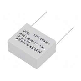 Condensator Polipropilenă 2,2uF THT ±10% | Electronic-mag.ro | Componente Electronice