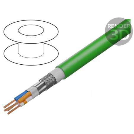 Cablu Date HELUKAT 100S SF/UTP 4x1x26AWG | Electronic-mag.ro | Componente Electronice