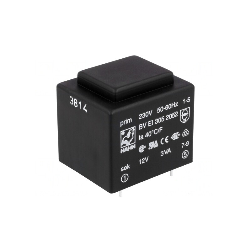 Transformator Încapsulat 3VA 230V 12V PCB | Electronic-mag.ro | Componente Electronice Transformator Încapsulat 3VA 230V 12V PCB | Electronic-mag.ro | Componente Electronice