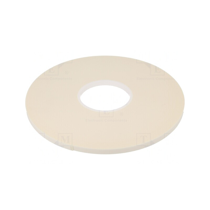 Bandă Dublu Adezivă Albă 9mm x 33m x 1mm | Electronic-mag.ro | Componente Electronice