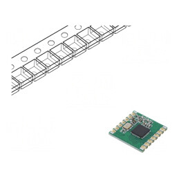 RF Emitter-Receptor FM 868MHz