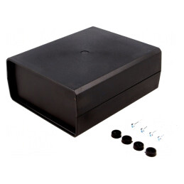 Carcasă polistiren neagră 149x179x70mm | Electronic-mag.ro | Componente Electronice