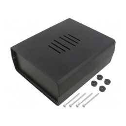 Carcasă Polistiren Neagră 149x179x70mm | Electronic-mag.ro | Componente Electronice