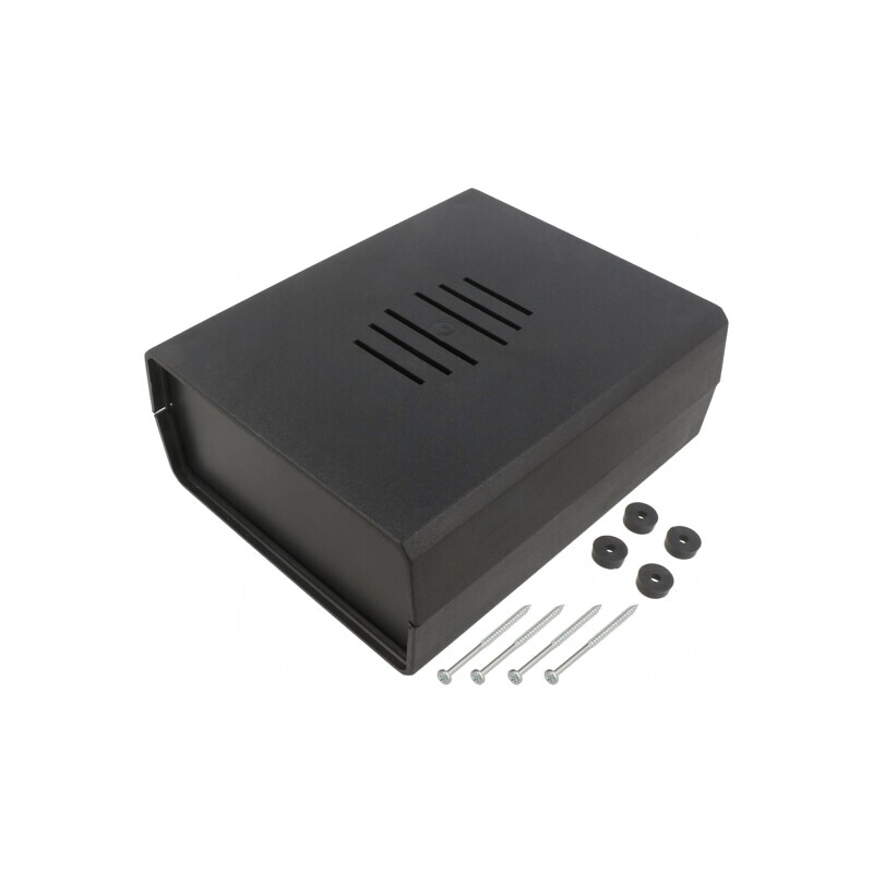 Carcasă Polistiren Neagră 149x179x70mm | Electronic-mag.ro | Componente Electronice