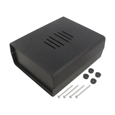 Carcasă Polistiren Neagră 149x179x70mm | Electronic-mag.ro | Componente Electronice