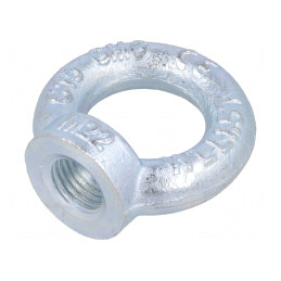 Piuliţă cu inel; tip ochi; M22; oţel; Acoperire: zinc; DIN 582