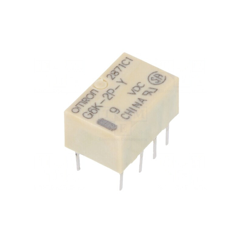 Releu Electromagnetic DPDT 9V 1A PCB | Electronic-mag.ro | Componente Electronice