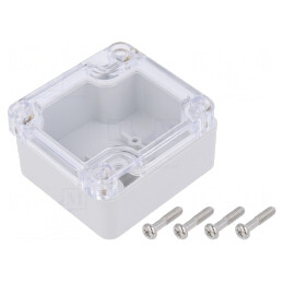 Carcasă Universală Policarbonat IP68 58x64x35mm | Electronic-mag.ro | Componente Electronice