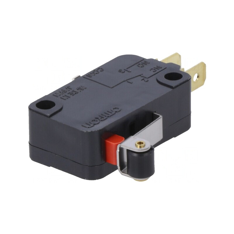 Microîntrerupător 5A 125VAC cu Manetă și Rolă | Electronic-mag.ro | Componente Electronice