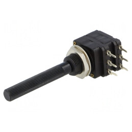 Potentiometru axial 220kΩ 200mW THT 6mm plastic | Electronic-mag.ro | Componente Electronice