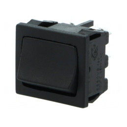 Comutator Balansoar DPST ON-OFF 10A Negru | Electronic-mag.ro | Componente Electronice