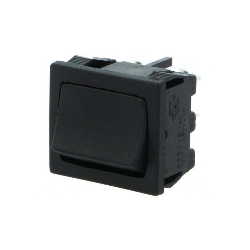 Comutator Balansoar DPST ON-OFF 10A Negru | Electronic-mag.ro | Componente Electronice