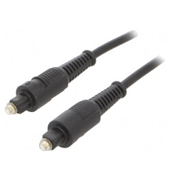 Cablu Toslink 3m Negru Ø5mm | Electronic-mag.ro | Componente Electronice