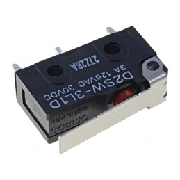 Microîntrerupător cu Manetă 3A 125VAC 30VDC | Electronic-mag.ro | Componente Electronice